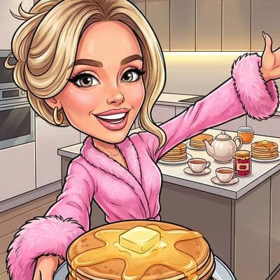 Карикатура по фото с большой головой и выразительными глазами