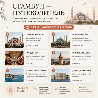 Минималистичный современный вертикальный инфографический путеводитель