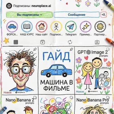 Детский рисунок по фото с цветными мелками