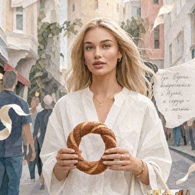 Бумажная иллюстрация по фото в корейской эстетике