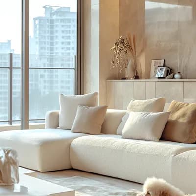 Realism Living room interior