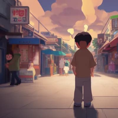 a wholesome animation key shot of a gangster Piggy...