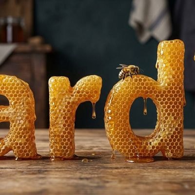 ✏  8k ultra-high definition, letters as sculptures, "ardi" l