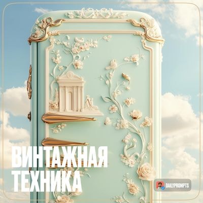Винтажная техника с резным орнаментом