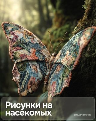 Насекомое с узорчатой бархатной фактурой