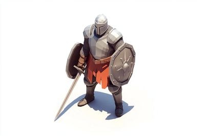 Изометрический персонаж для игры
