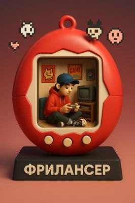 Персонаж внутри тамагочи