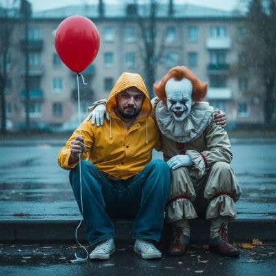Гиперреалистичная Хэллоуин-фотография с кинематографическим освещением