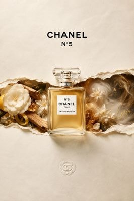 Минималистичная реклама Chanel N°5