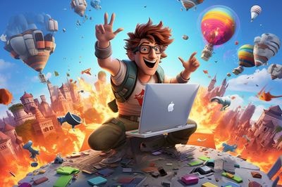 Динамичный постер приключенческой игры