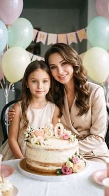 Фотореалистичный день рождения с детской версией