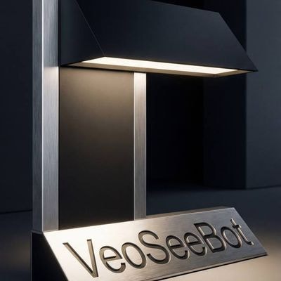 1.Вставляем промт :Premium advertising shooting of a VeoSeeBot metal bottle. The