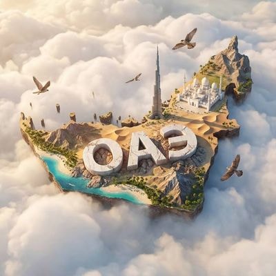 Create an ultra-HD, hyper-realistic digital poster of a floating miniature islan