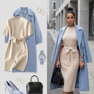 clothes → image in the real environment