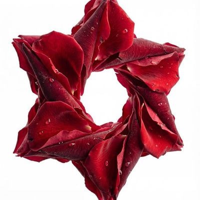 The iconic logo of [BRAND NAME] is physically constructed entirely from deep sca