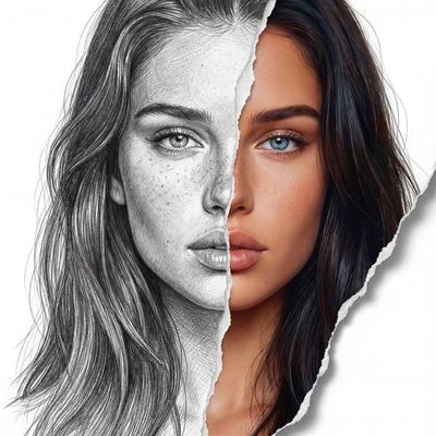 Use the downloaded photo reference and fully preserve the exact facial features 