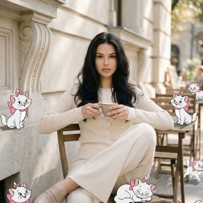 Интеграция мультяшных персонажей в оригинальное фото