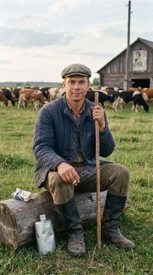 Аутентичная советская деревенская жизнь