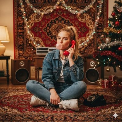 Вечерний звонок в уютной квартире 90-х с дисковым телефоном