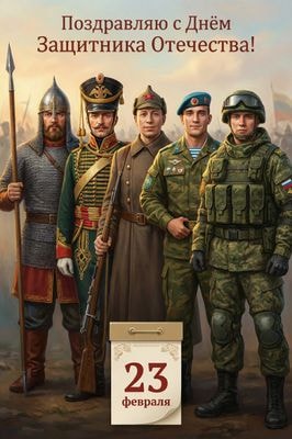 Пятеро солдат из разных эпох ко Дню защитника Отечества