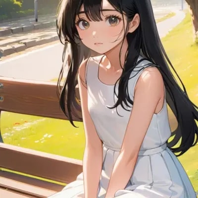 Промпт девушки в стиле аниме