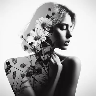 Промпт двойной экспозиции в DALL-E 3