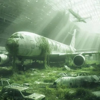 Промпт фотографии апокалиптического мира