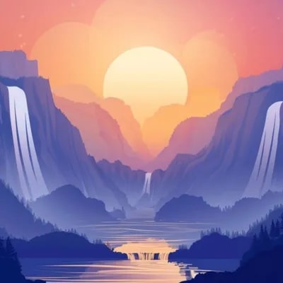 Промпт обоев в векторном стиле