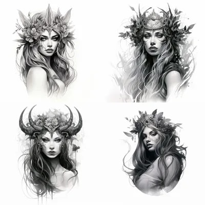 Промпт с татуировками