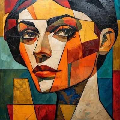 Промпт в стиле кубизм