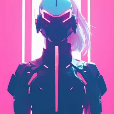Промт аватарка в стиле киберпанк