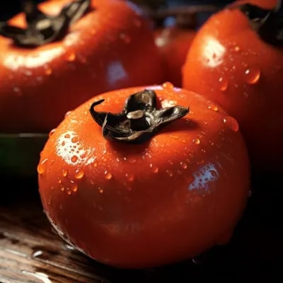 Промт фото хурмы, макросъемка