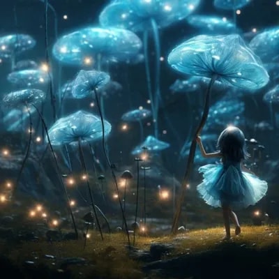 Промт грибного леса