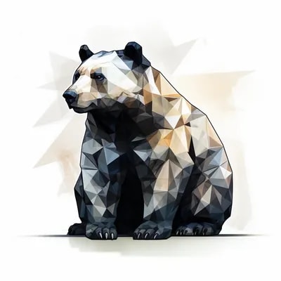 Промт в геометрическом стиле