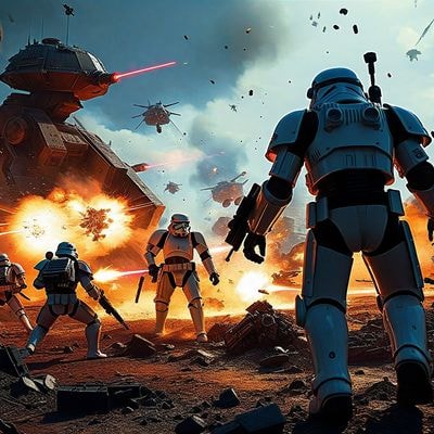 Космодесант Warhammer и герои Star Wars