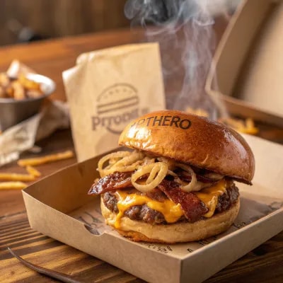 A hyper-realistic close-up photo of a delicious sm...