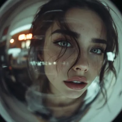 RPG, Style: MACRO, a low-quality CCTV camera with ...