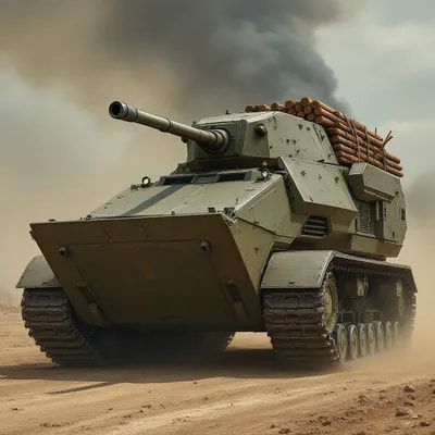 Prompt for Image Generation:

"A heavily armored m...