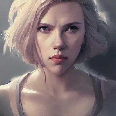 Scarlett Johansson, highly detailed, artstation, s...