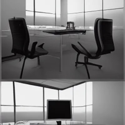 3 d render of a web designer , making designs , fe...