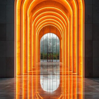 modern minimalist, architectural photography, illu...