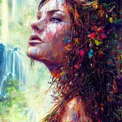 full-length portrait of gorgeous goddess| (standin...