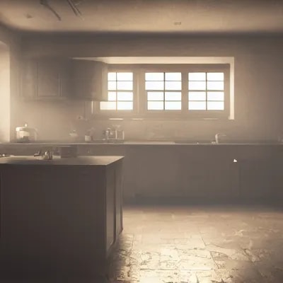 kitchen l : : close shot : : 3 5 mm, realism, octa...