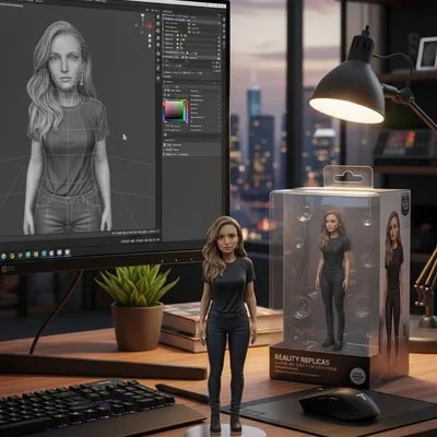 Transforming the photographed person into a realis...