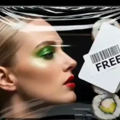 От нашего подписчика, жутковато, но пробивает рекламную слепоту наверняка