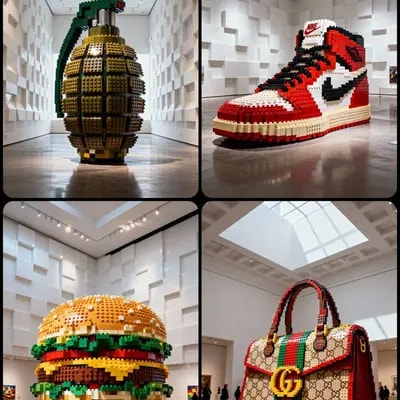 Вещи в форме лего