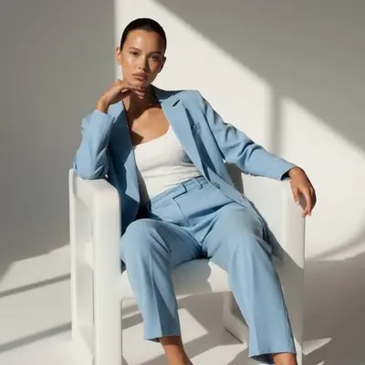 close-up studio light, soft shadow geometry, high fashion portrait, na