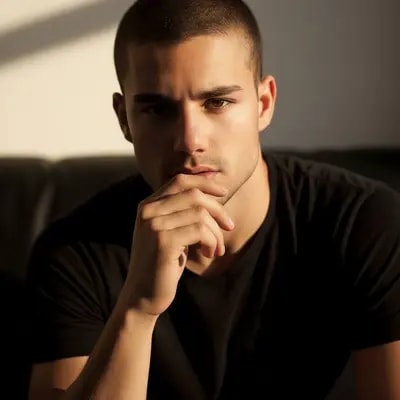 Ultra-realistic cinematic portrait, moody natural lighting, soft focus