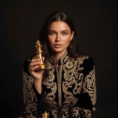 high-detail skin, sharp eyes, premium studio lighting, realistic textu