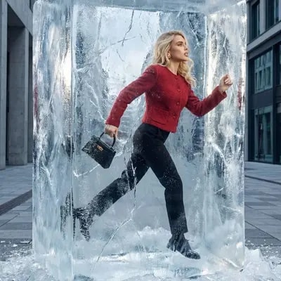 striking, unusual photo: a stylish object (if there's a person in the 